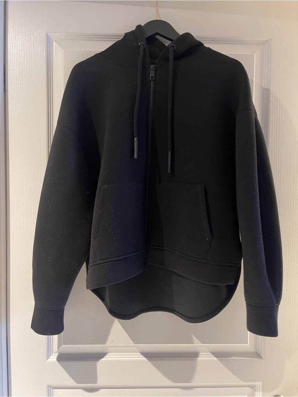 Women’s Black Zip-Up Hoodie